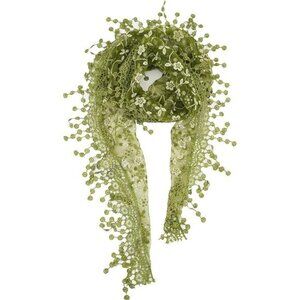 Lightweight Soft Leaf Lace Fringes Triangular Floral Fashion Embroidered Wrap